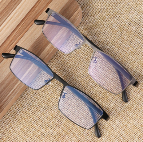 Tower Framed Mens Blue Light Protection Glasses