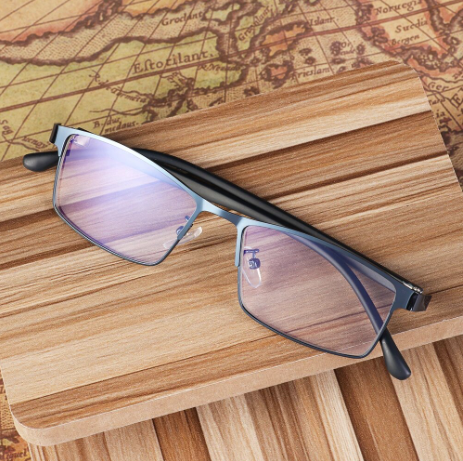 Tower Framed Mens Blue Light Protection Glasses