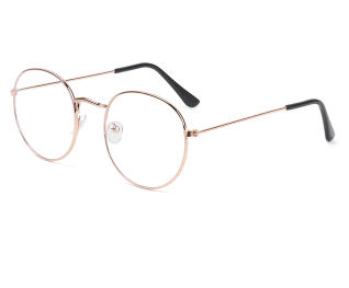 Vintage Women's Metal Blue Light Glasses