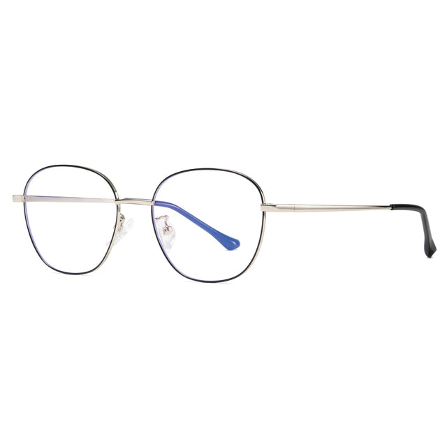 Feather Metal Anti Eye Strain Blue Light Glasses