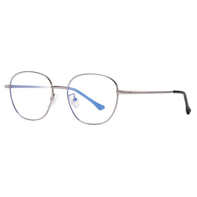 Feather Metal Anti Eye Strain Blue Light Glasses