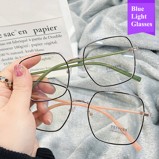 Cello Alloy Framed Anti Blue-Light UV Computer Rest Glasses for PC, Phone, Tablet,TV, Video Games