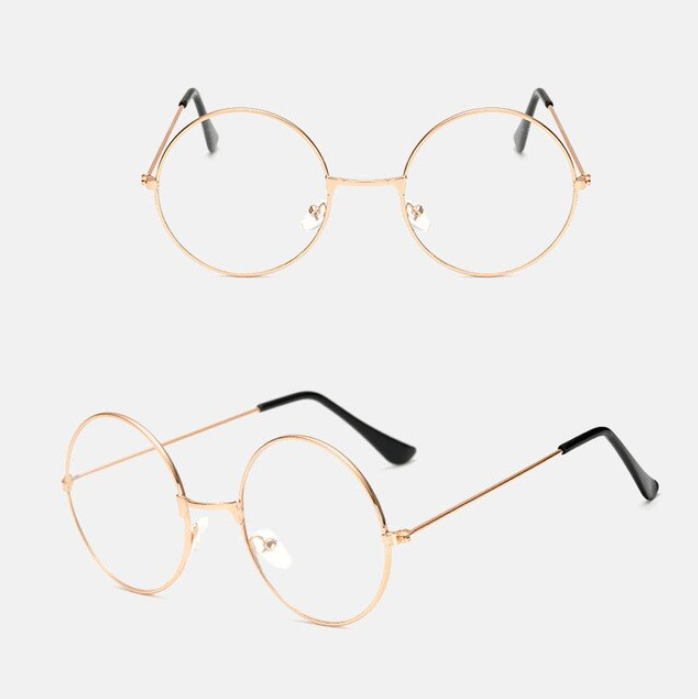 Spring Women's Round Blue Light Glasses