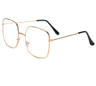Vintage Women's Metal Blue Light Glasses