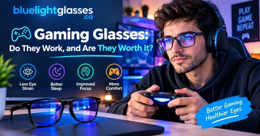 Clear gaming glasses lens keeps game colours true, amber lens shifts them warm