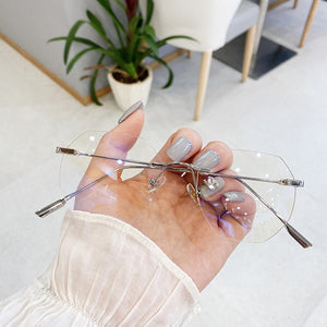 Women's Rimless Blue Light Blocking Glasses