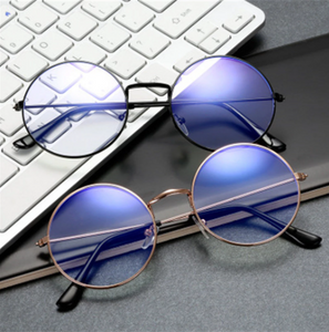 Vintage Women's Metal Blue Light Glasses
