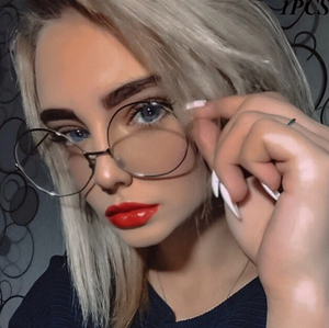 Spring Women's Round Blue Light Glasses