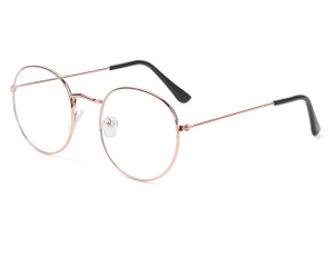 Vintage Women's Metal Blue Light Glasses