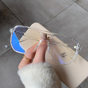 Classic Framed Plastic & Titanium Material Blue Light Blocking Computer Glasses