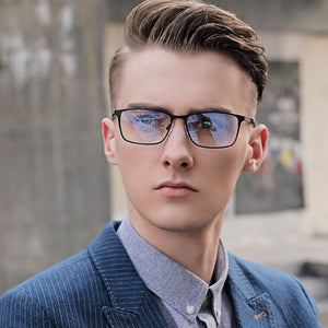Sail Men's Metal Blue Light Glasses