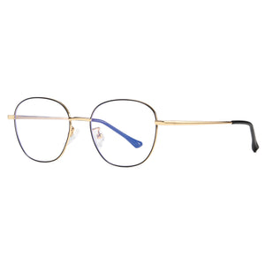 Feather Metal Anti Eye Strain Blue Light Glasses