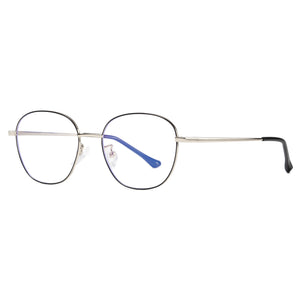 Feather Metal Anti Eye Strain Blue Light Glasses