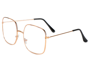 Vintage Women's Metal Blue Light Glasses